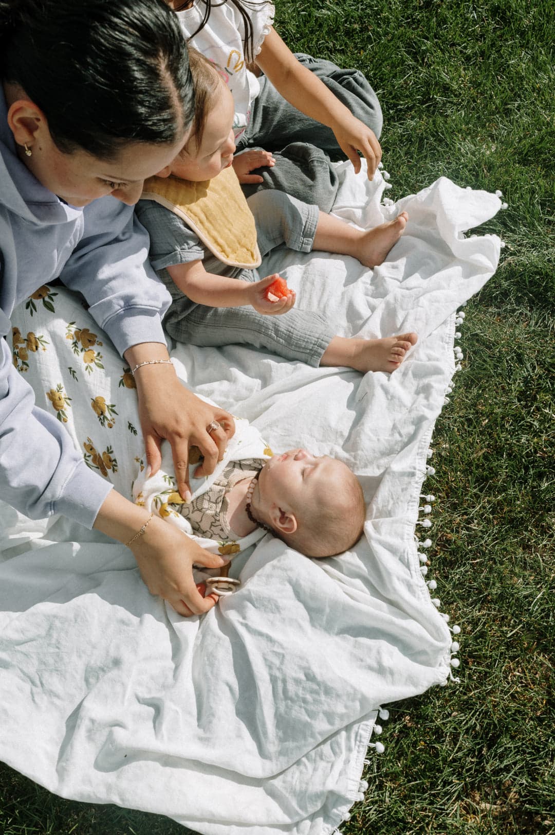 Soft children’s clothes in gentle textures for everyday wear