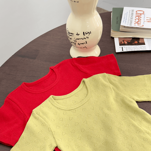 Heart Eyelet T-Shirt